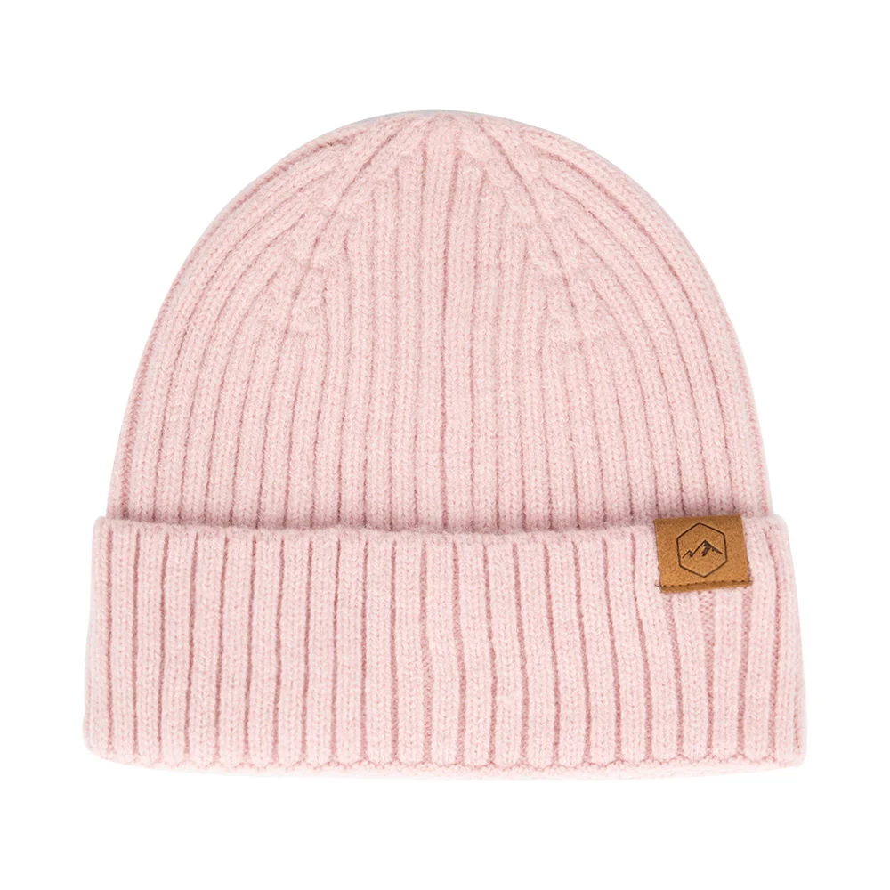 Custom Rib Knit Beanie Hat with Jacquard Design OEM ODM Manufacturer