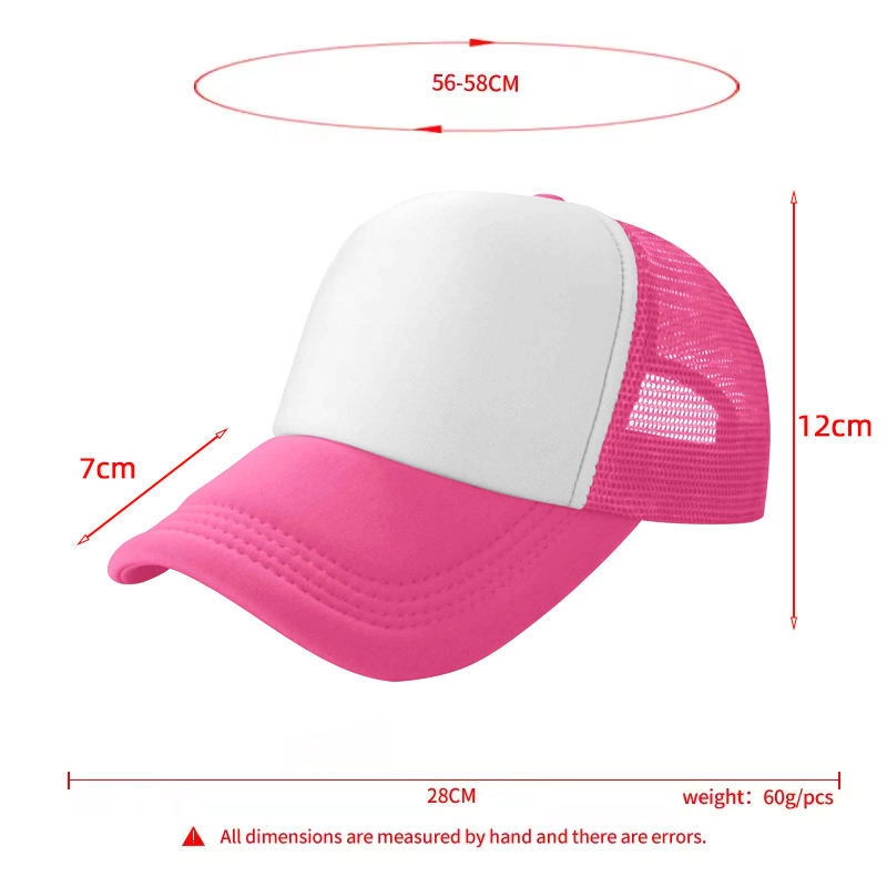 Custom Sublimation Print Mesh Trucker Cap with Logo OEM ODM Manufacturer