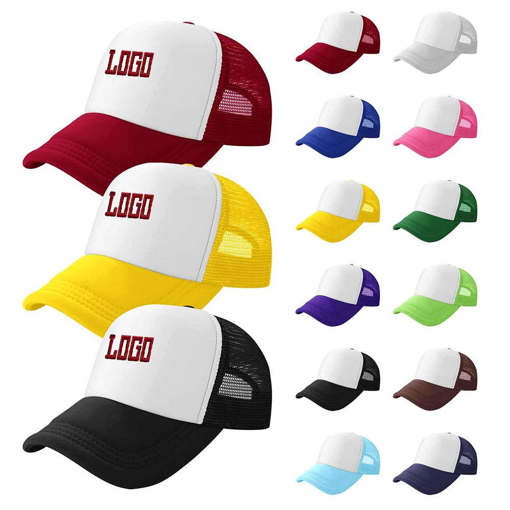 Custom Sublimation Print Mesh Trucker Cap with Logo OEM ODM Manufacturer