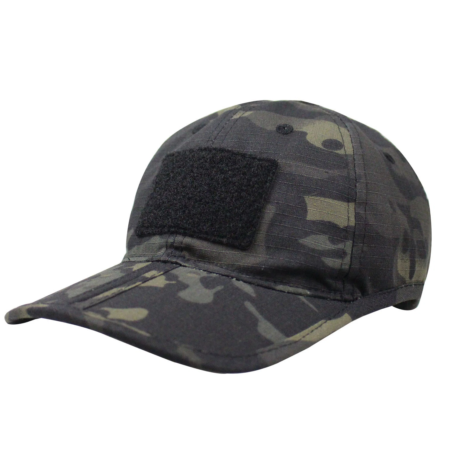 Black CP Foldable Baseball Cap