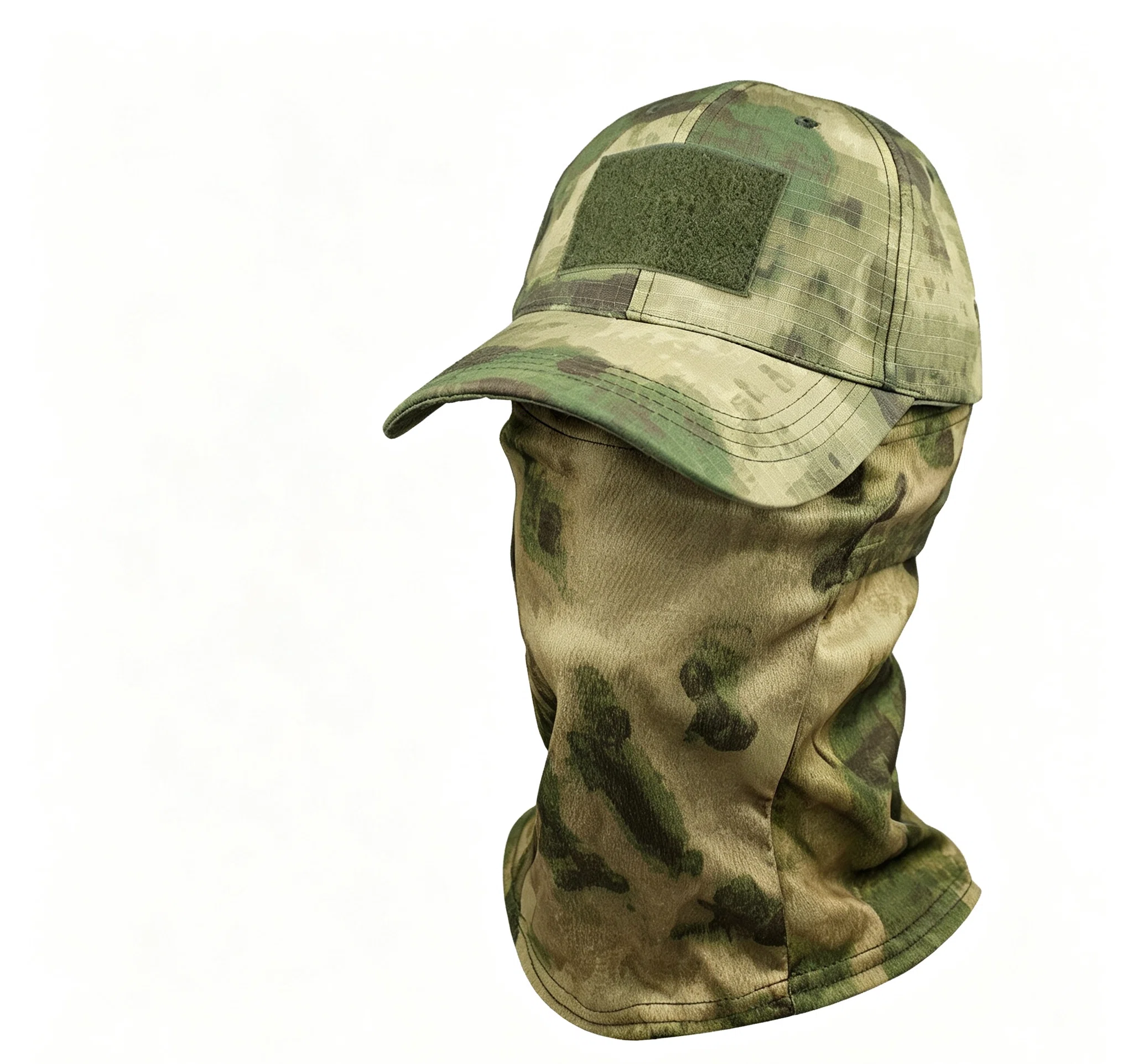 Green Ruins Baseball Cap -Face Mask